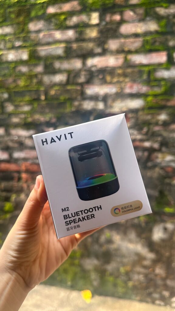 Loa TWS M2 hãng HAVIT, Bluetooth 5.1, công suất 3W, đèn RGB