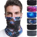 Hộp 4 chiếc Khăn Choàng Cổ Trùm Mặt Tránh Gió, chống nắng & Tia Uv hãng EWAKA hàng Amazon-màu random