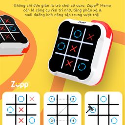 Cờ caro X O điện tử Tic Tac Toe Zupp Memo Gen 1 trò chơi trí tuệ rèn luyện trí…