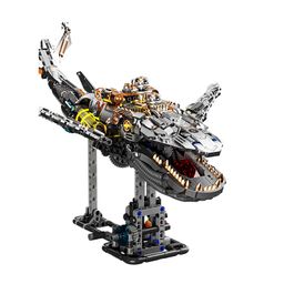 Đồ Chơi Lắp Ráp Cá Voi Cơ Khí MJI 13059 Có Đèn – Mô Hình Mechanical Whale STEM…
