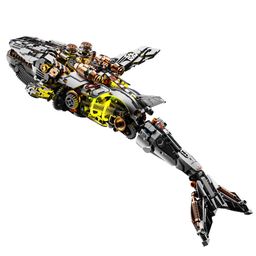 Đồ Chơi Lắp Ráp Cá Voi Cơ Khí MJI 13059 Có Đèn – Mô Hình Mechanical Whale STEM…