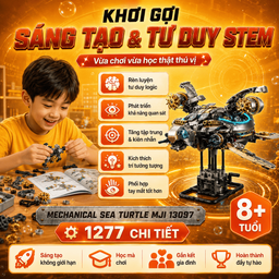 Đồ Chơi Lắp Ráp Rùa Biển Cơ Khí MJI 13097 – Mô Hình Mechanical Sea Turtle STEM…