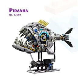 Đồ Chơi Lắp Ráp Cá Piranha Cơ Khí MJI 13092 – Mô Hình Mechanical Piranha STEM…