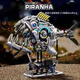 Đồ Chơi Lắp Ráp Cá Piranha Cơ Khí MJI 13092 – Mô Hình Mechanical Piranha STEM…