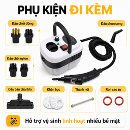 MÁY VỆ SINH LÀM SẠCH BẰNG HƠI NƯỚC NÓNG – LÀM SẠCH NHANH, ĐA NĂNG