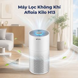 Máy lọc không khí Thương hiệu Pháp Afloia Kilo Màng lọc Hepa H13 Tích hợp đèn…