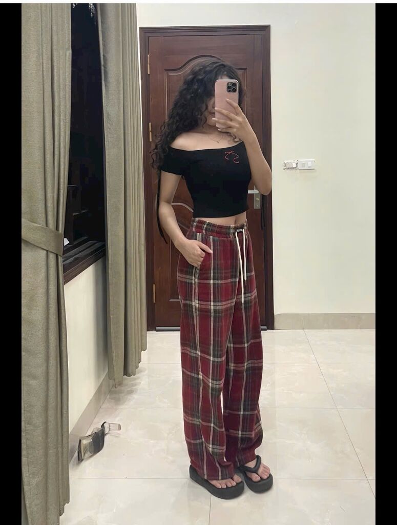 Quần nỉ ống xuông - Ảnh 2