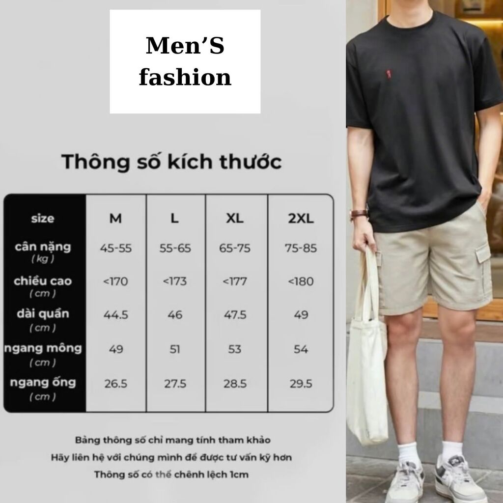 Combo 2 short nam có 2 túi 2 bên