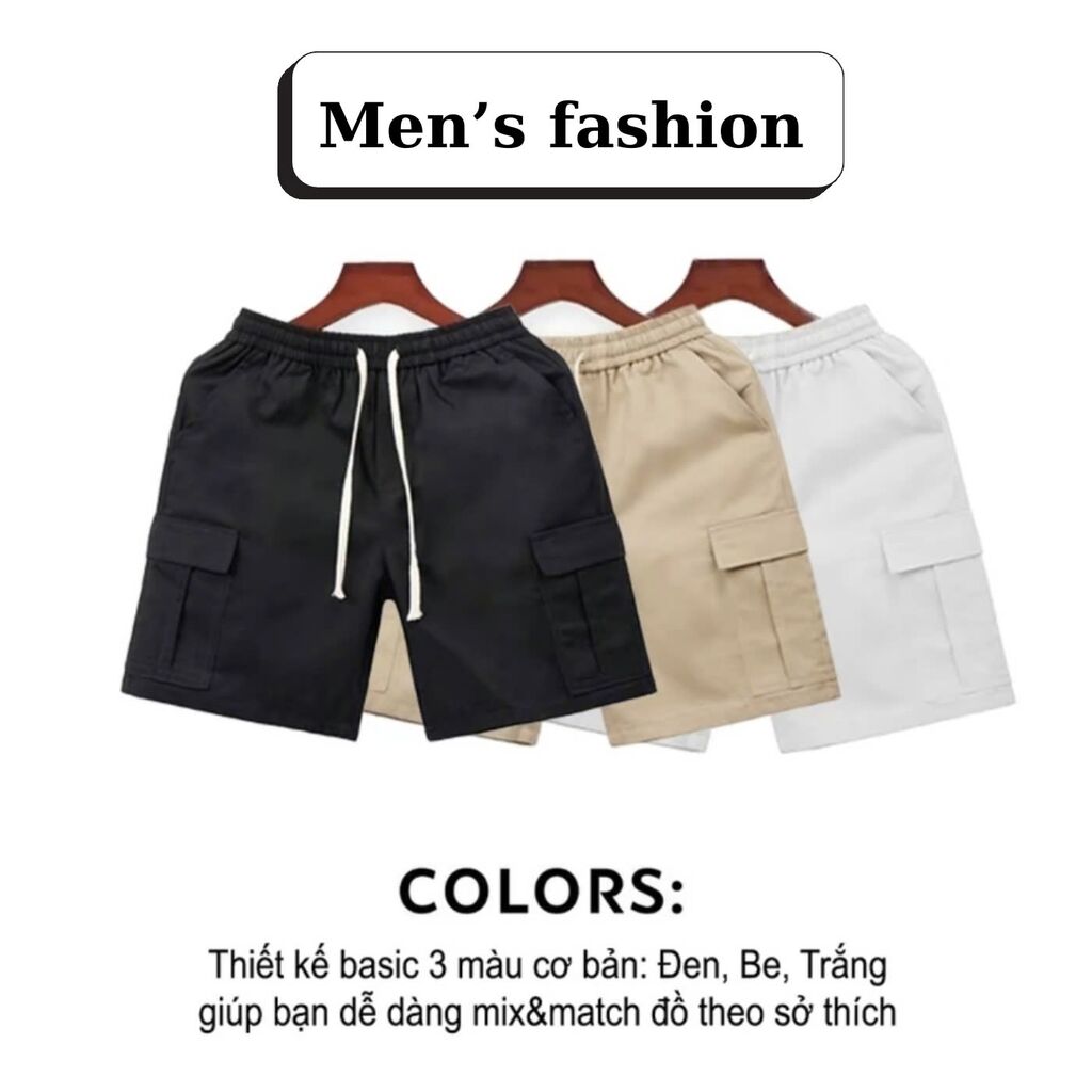 Combo 2 short nam có 2 túi 2 bên - Ảnh 2