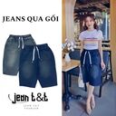 Quần ngố bò jean nữ - Ảnh 5