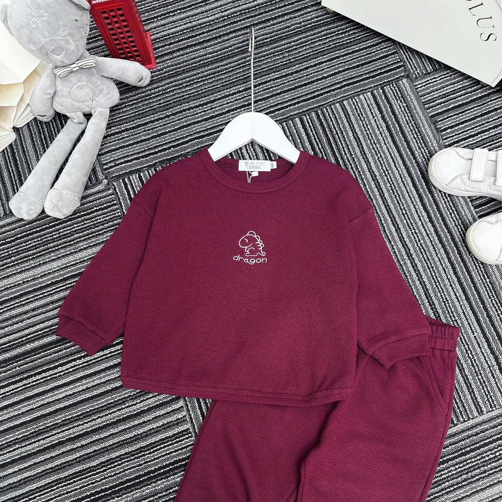 Bộ quần áo tổ ong cho bé trai - Ảnh 2