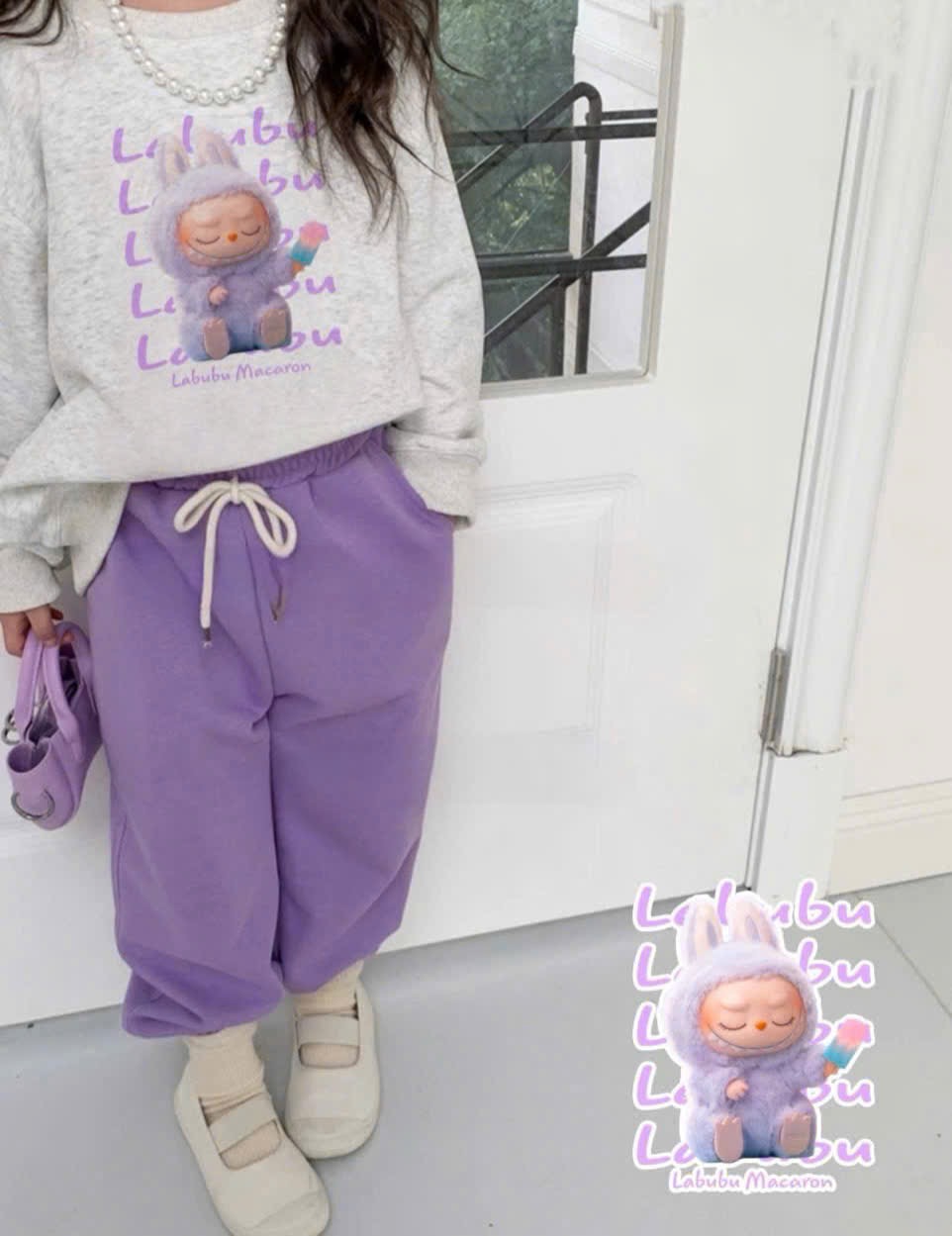 Bộ bé gái labubu - Ảnh 3