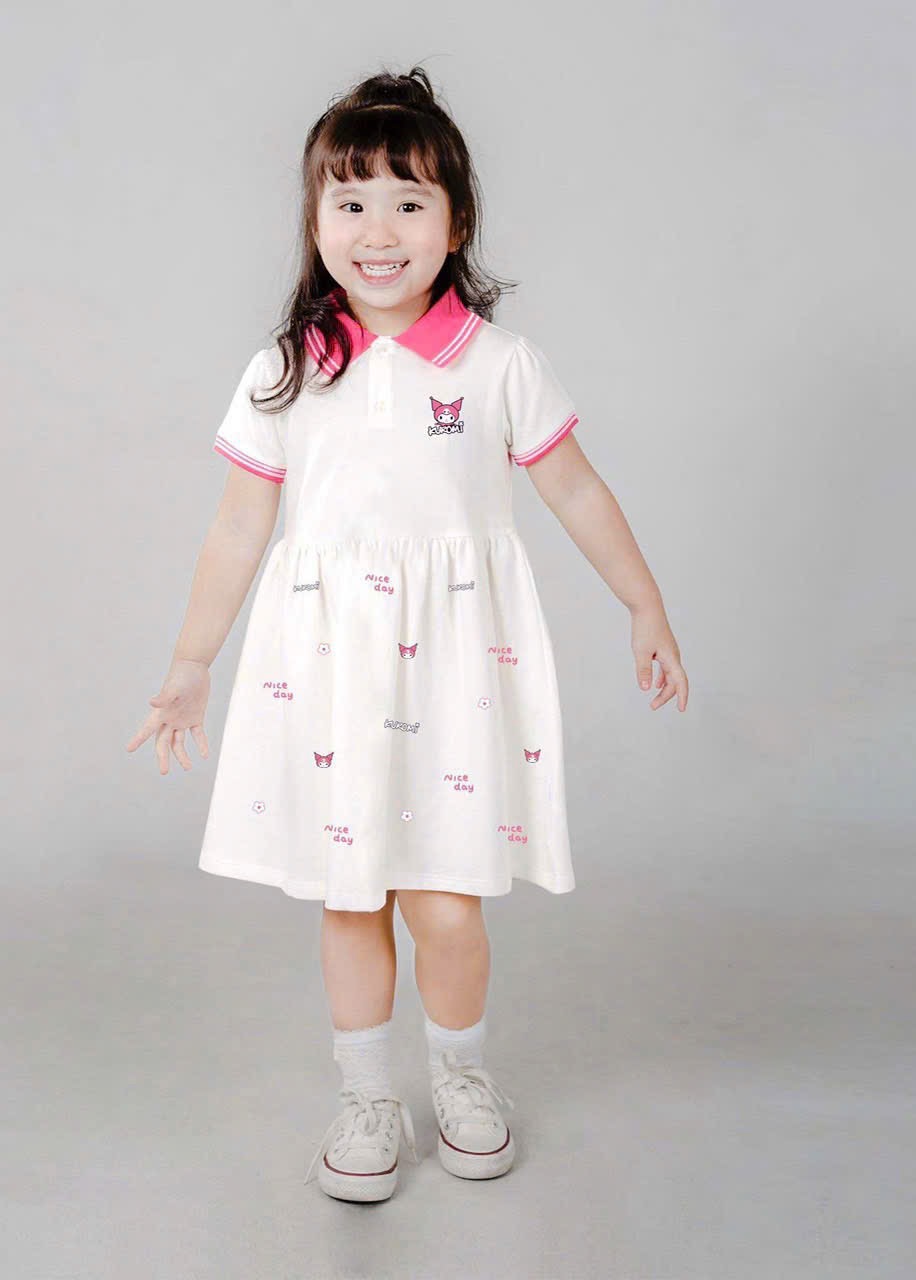 Váy polo cho bé gái