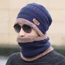 Mũ len kèm khăn - Ảnh 5