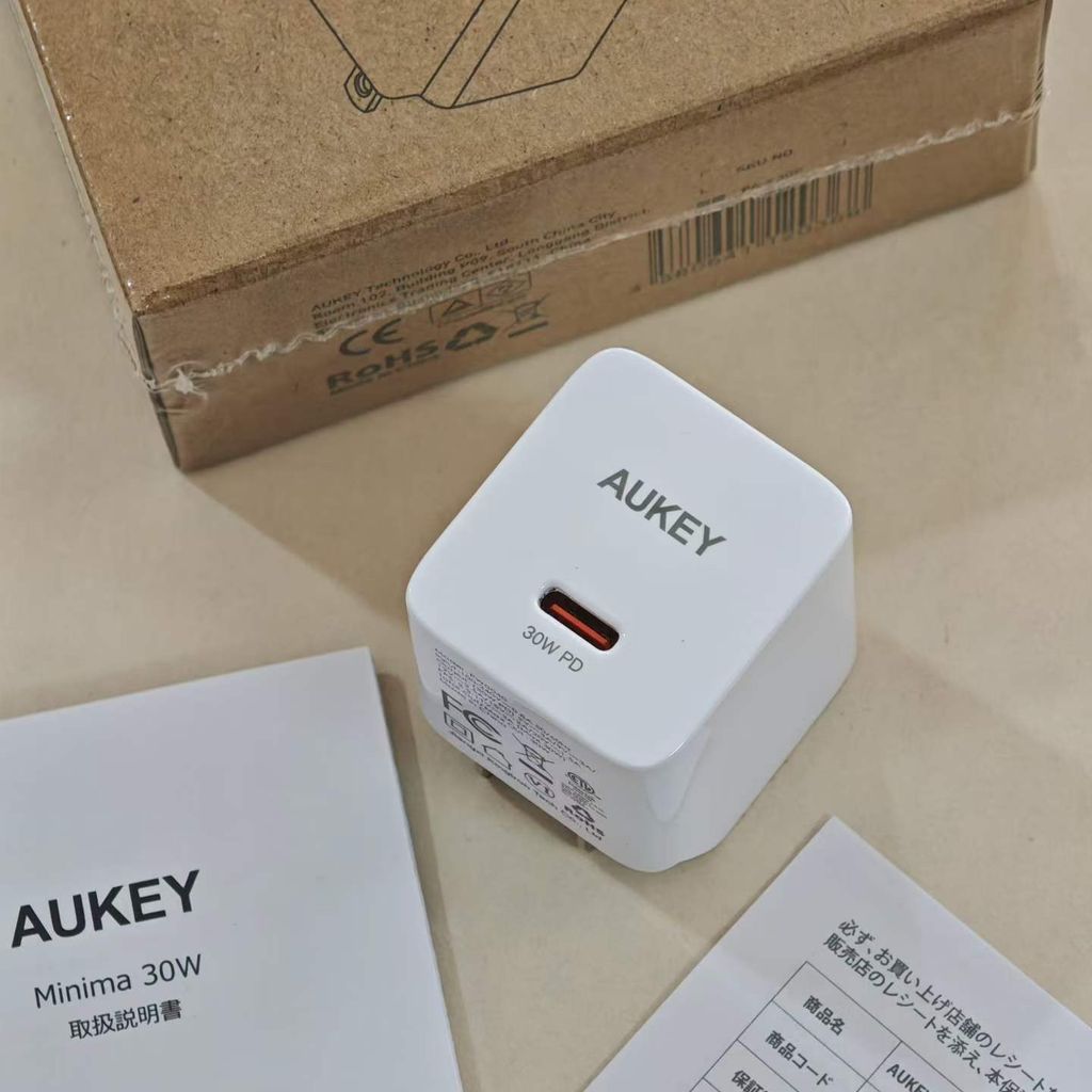 Củ Sạc nhanh PD Aukey PA-Y30s 30W - Sạc Nhanh PD PPS/IP, Android...