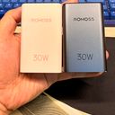Pin dự phòng kiêm củ sạc 30w Romoss