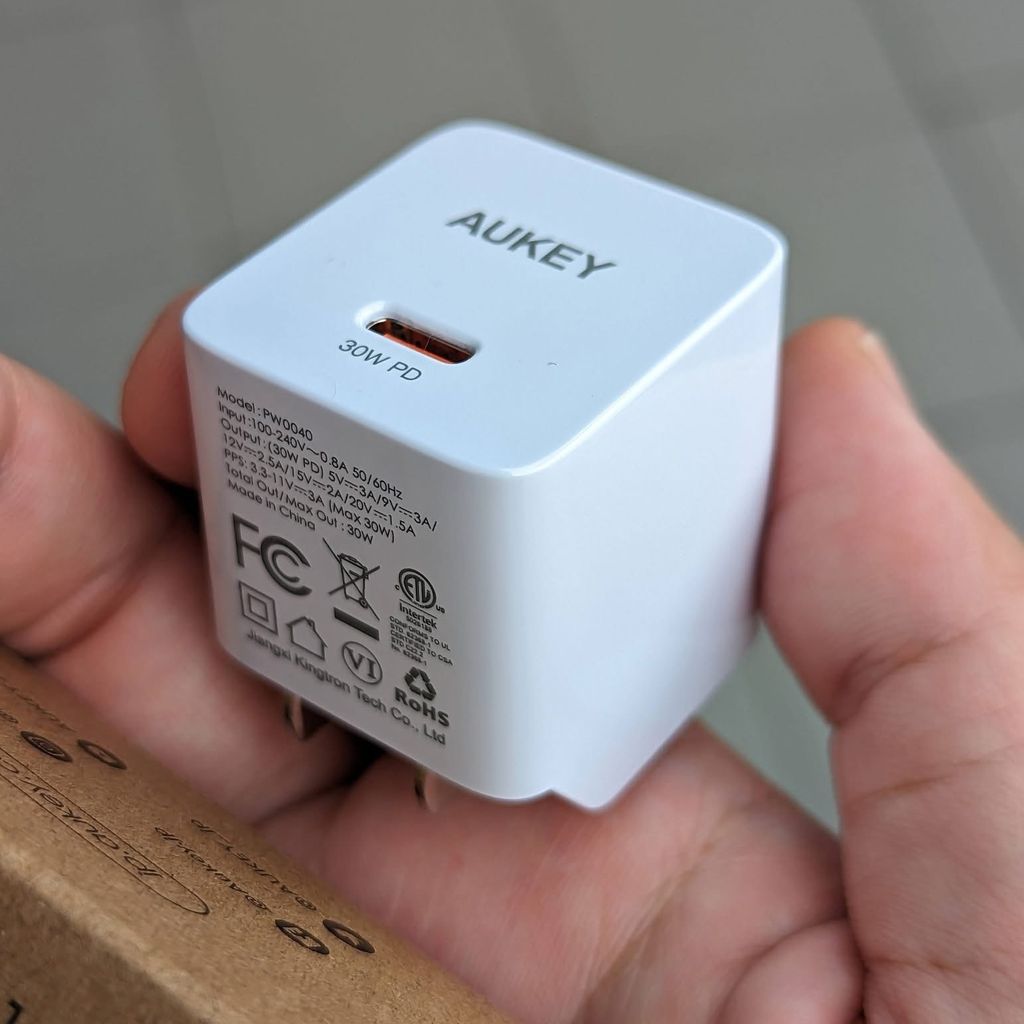 Củ Sạc Nhanh AUKEY Minima 30W PD/PPS