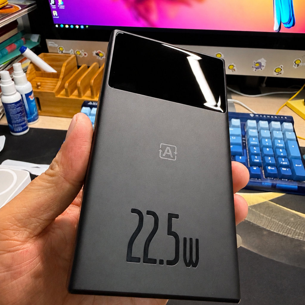 Pin dự phòng Baseus 10.000mAh sạc nhanh 22,5W liền 2 cáp C+L