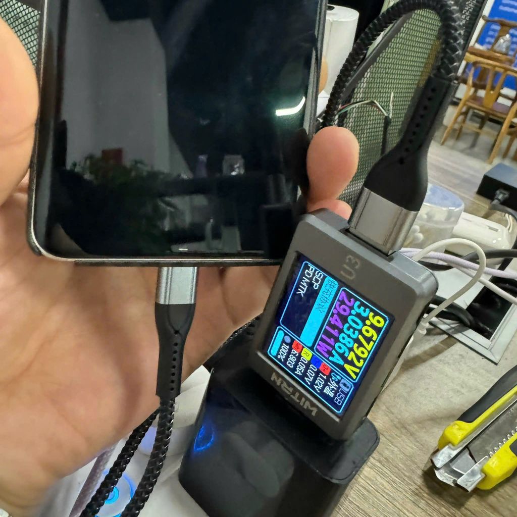 Dây Sạc Dù Kujia 5A 3in1 chống đứt gẫy - Ảnh 4