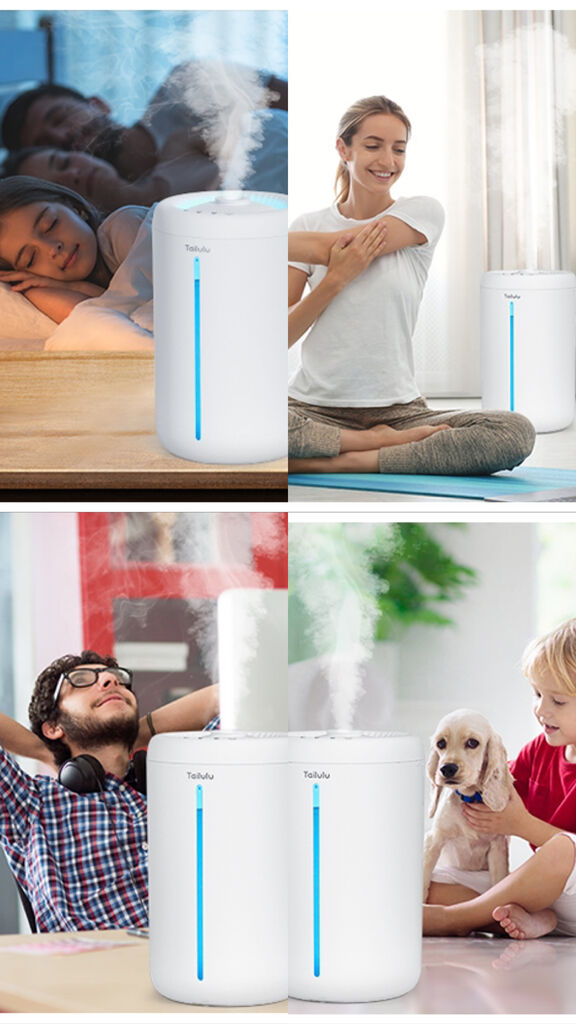Máy tạo ẩm phun sương, xông tinh dầu TAILULU - kèm đèn ngủ (hàng bán Amazon Nhật) - Ảnh 8