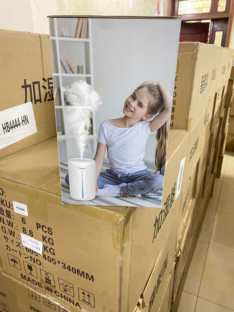 Máy tạo ẩm phun sương, xông tinh dầu TAILULU - kèm đèn ngủ (hàng bán Amazon Nhật) - Ảnh 6
