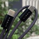 Cáp Lisen 60W C-C 1m (Hàng bán trên Amazon) - Bọc Nylon siêu bền, tương thích cao - Màu Đen - Ảnh 10