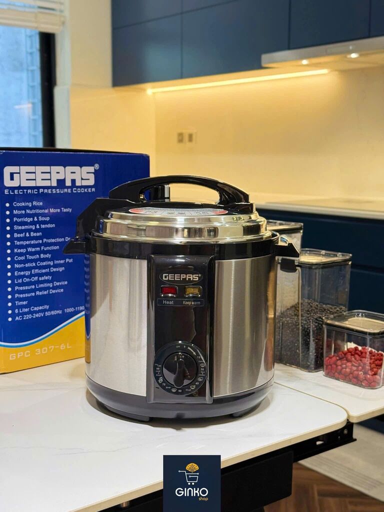 Nồi áp suất điện GEEPAS (hàng bán trên A.mazon ~ 1t6 chưa ship)