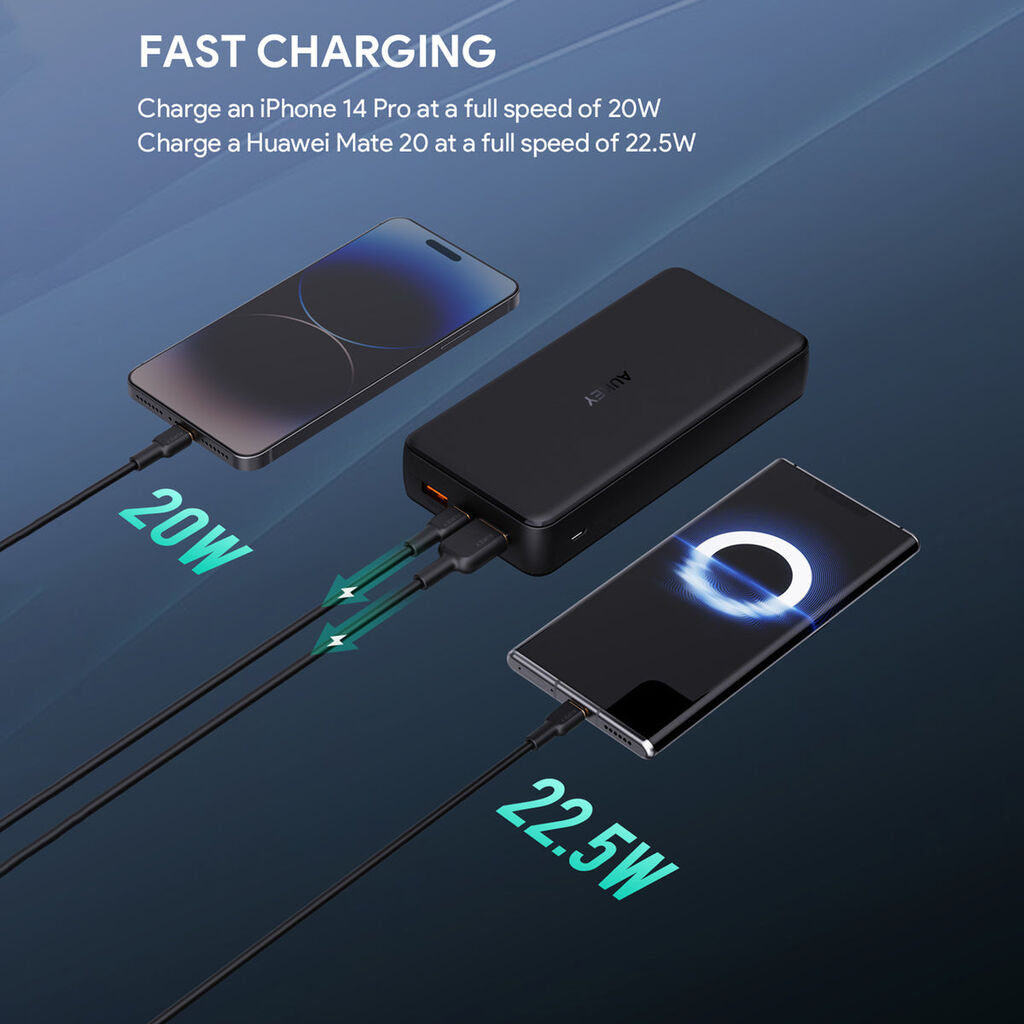 Sạc dự phòng Aukey 20.000mAh PB-N93 sạc nhanh 22.5W  - Ảnh 9