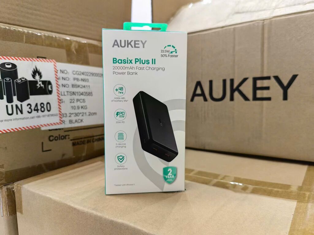 Sạc dự phòng Aukey 20.000mAh PB-N93 sạc nhanh 22.5W