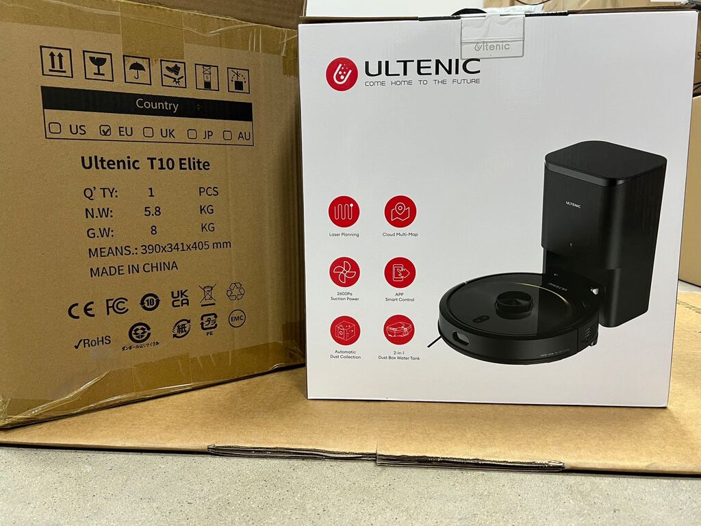 Robot Hút Bụi & Lau Nhà Ultenic T10 Elite – LiDAR 360°, Hút 2600Pa, Tự Đổ Rác 45 Ngày, Pin 160 Phút - Ảnh 3