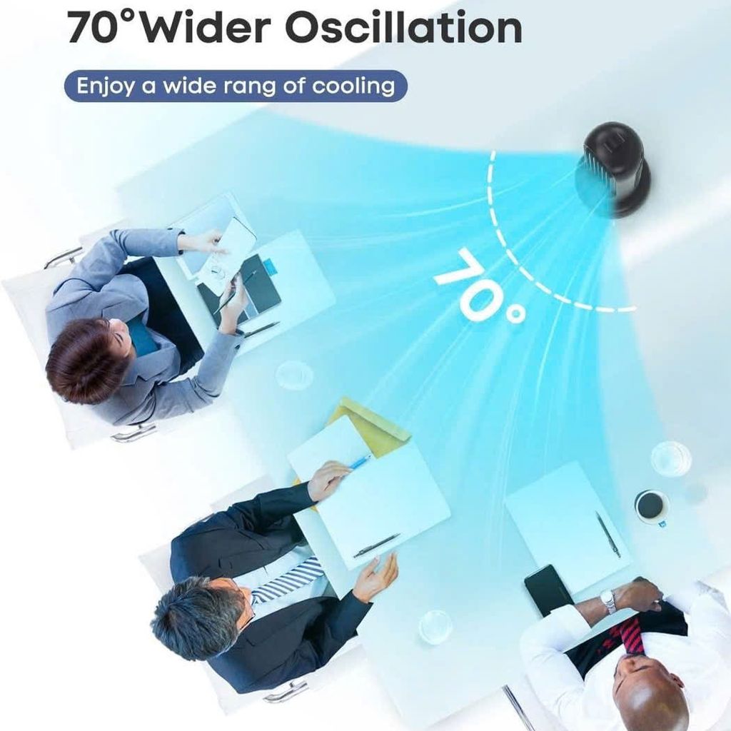 Quạt tháp không dây PISEN HJ-F04 (màu xanh) - Ảnh 9