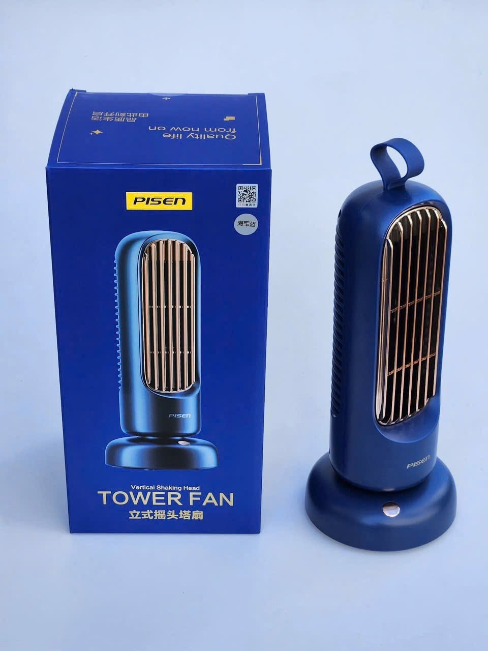 Quạt tháp không dây PISEN HJ-F04 (màu xanh)