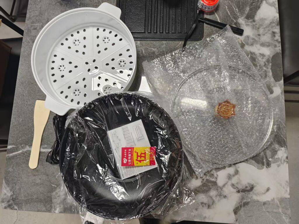 Chảo Điện Đa Năng 2 tầng 5L (hàng nội địa Trung) - Ảnh 2