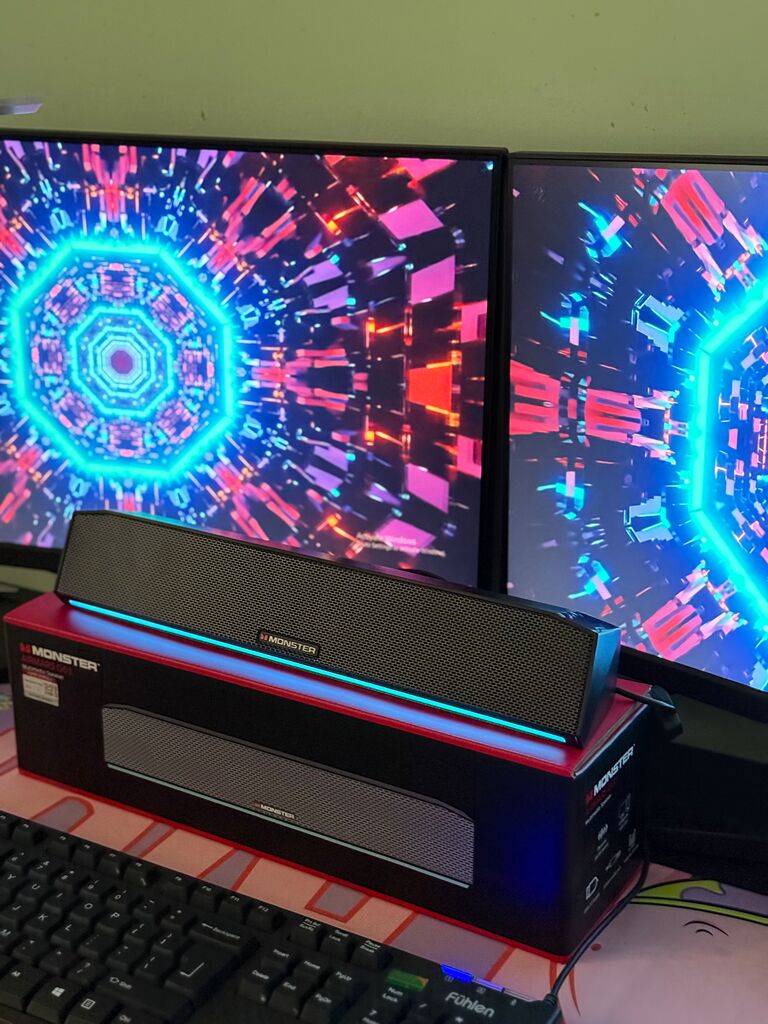 Loa Monster Soundbar mini AIRMARS GO 1 – BẢN CÓ DÂY CHUẨN CHƠI GAME, NGHE NHẠC - Ảnh 2