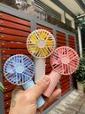 Quạt tích điện cầm tay Sibyl (VÀNG - HỒNG - XANH) random màu - Ảnh 10