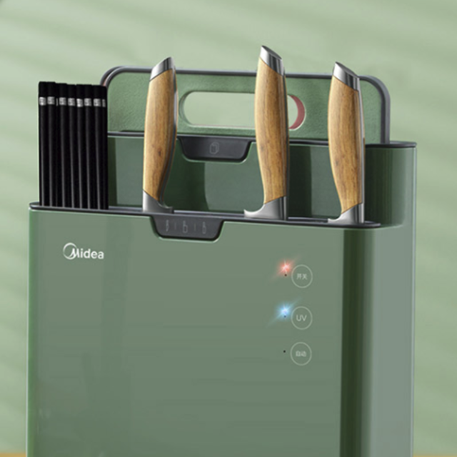 Máy khử trùng dao thớt Midea - Tặng 2 thớt kháng khuẩn - khử trùng bằng tia UV 360°, tự sấy khô PTC - Ảnh 3