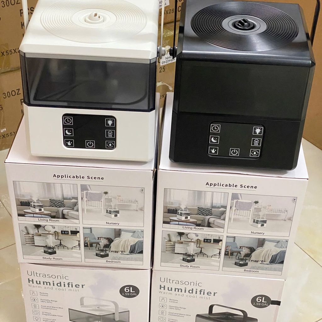 Máy tạo độ ẩm siêu âm Ultrasonic Humidifie - tự ngắt thông minh,kèm điều khiển