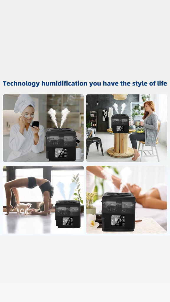 Máy tạo độ ẩm siêu âm Ultrasonic Humidifie - tự ngắt thông minh,kèm điều khiển - Ảnh 9