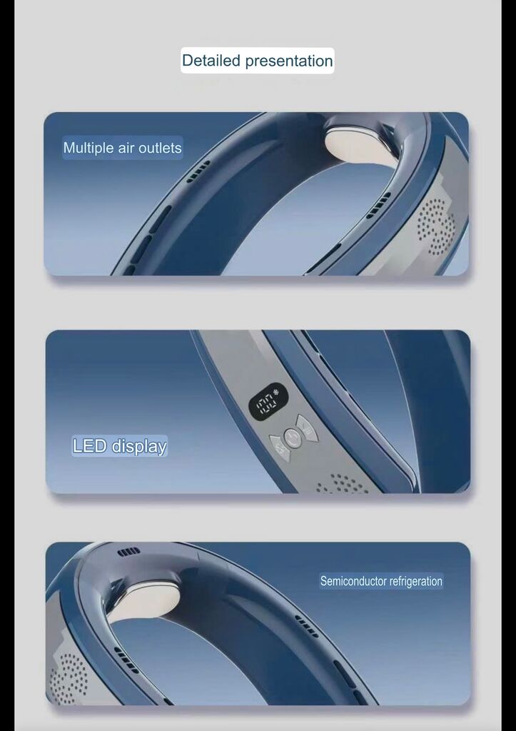 QUẠT ĐEO CỔ ICE ENGINE 04 – Quạt đeo cổ sò lạnh, giải nhiệt tức thì - Ảnh 10