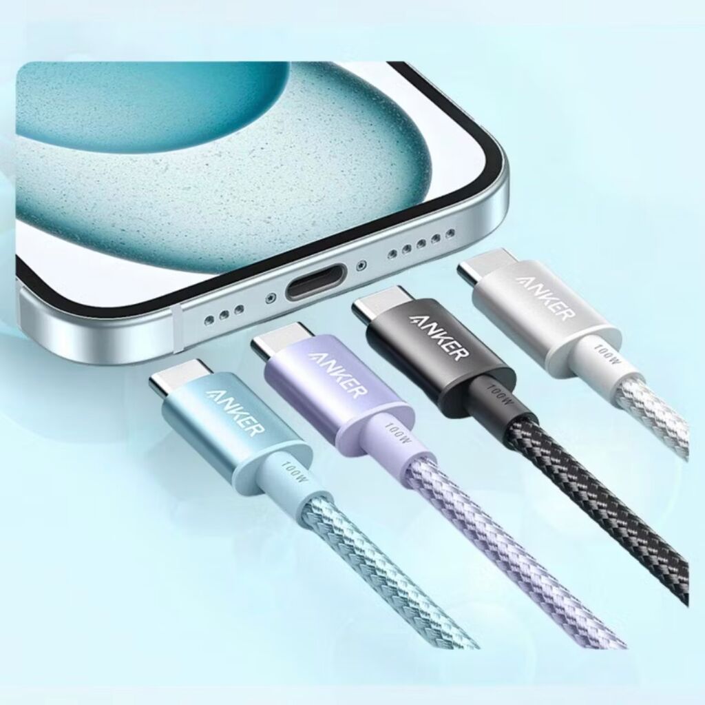 Cáp sạc nhanh 100W Anker C-C A8756 (màu đen) - Ảnh 2