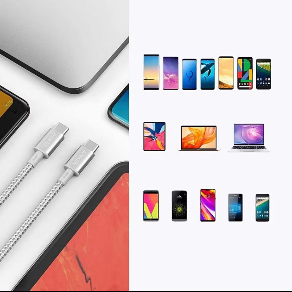 Cáp sạc nhanh 100W Anker C-C A8756 (màu đen) - Ảnh 5