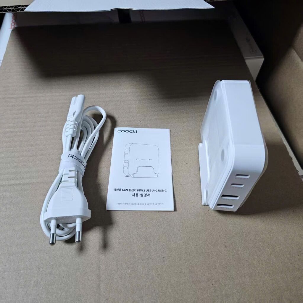 Bộ Sạc Nhanh TOOCKI 67W GaN 4 Cổng - Hàng xuất khẩu thị trường Korea - Ảnh 8