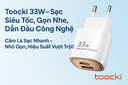  Củ sạc nhanh Toocki 2 cổng GaN 33w (Hàng xuất thị trường Hàn) - Ảnh 8