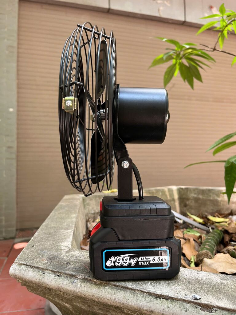 Quạt công nghiệp mini pin Lithiom - Ảnh 2