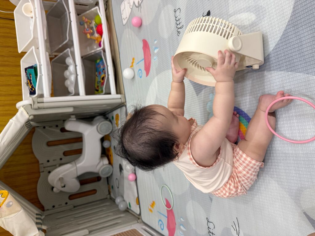 Quạt tích điện đa năng Y-001 - Để bàn, treo tường  - Ảnh 7