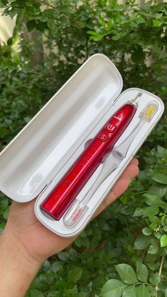 Bàn chải đánh răng điện Sonic Gonlink - Tặng hộp đựng tiện lợi kèm 4 đầu bàn chải - Ảnh 6