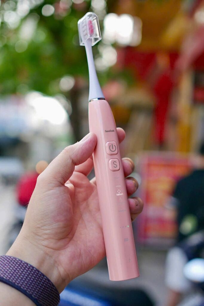 Bàn chải đánh răng điện Sonic Gonlink - Tặng hộp đựng tiện lợi kèm 4 đầu bàn chải - Ảnh 5