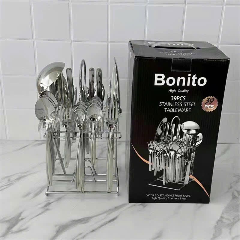 Bộ dụng cụ nhà bếp inox 39 món Bonito