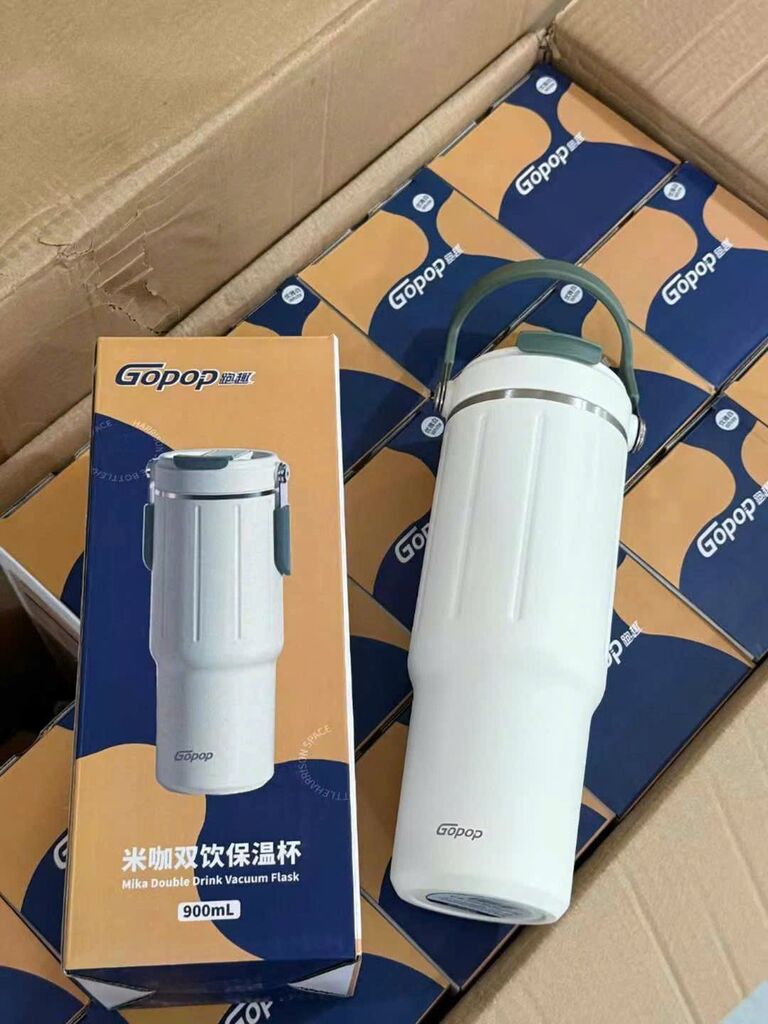 Ly giữ nhiệt 900ml Gopop (hàng bán Amazon Nhật)  - Ảnh 4
