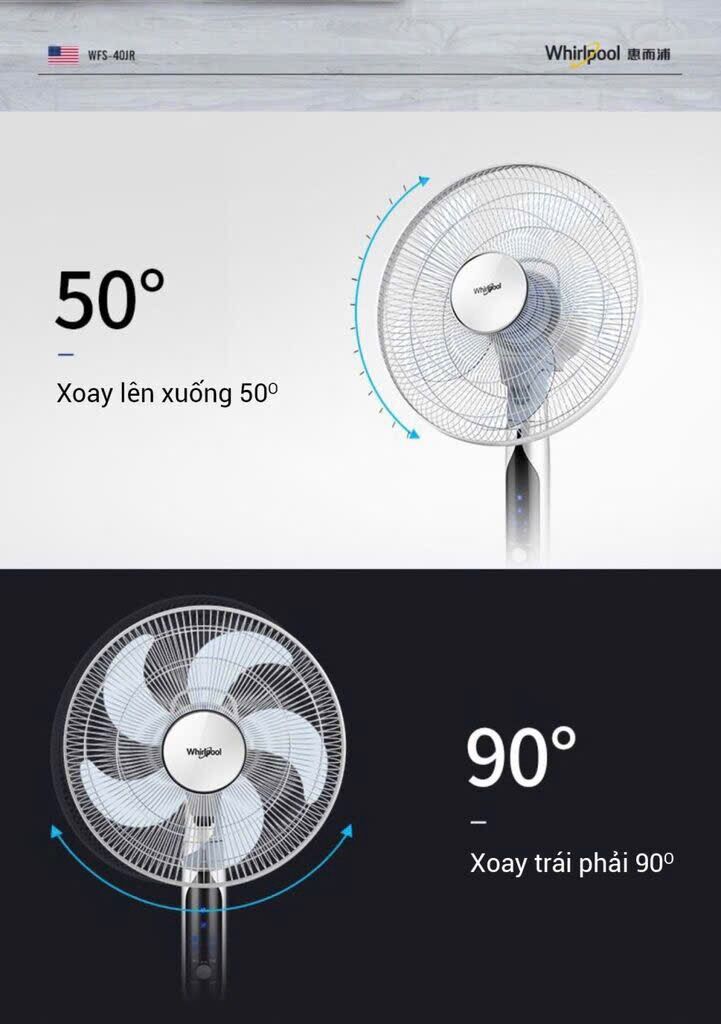 Quạt cây hãng Whirlpool WFS-40JR  - Ảnh 4